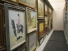 Art rack shelving storage systems