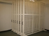 Art rack sliding shelving system