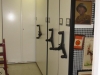 Art rack storage shelving and cabinets