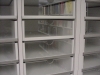 Mail slots can have drawers in it with see through fronts in your mailroom