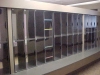 Mail or literature slots in a wall in your mailroom