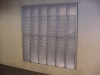 Mail slots with frosted doors in your mailroom