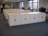 Lateral laminate cabinets any size in your mailroom