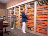 Multiple person access is key and a rotary filing cabinet allows it.