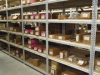 Four post shelving for warehouses