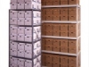 Four post box shelving